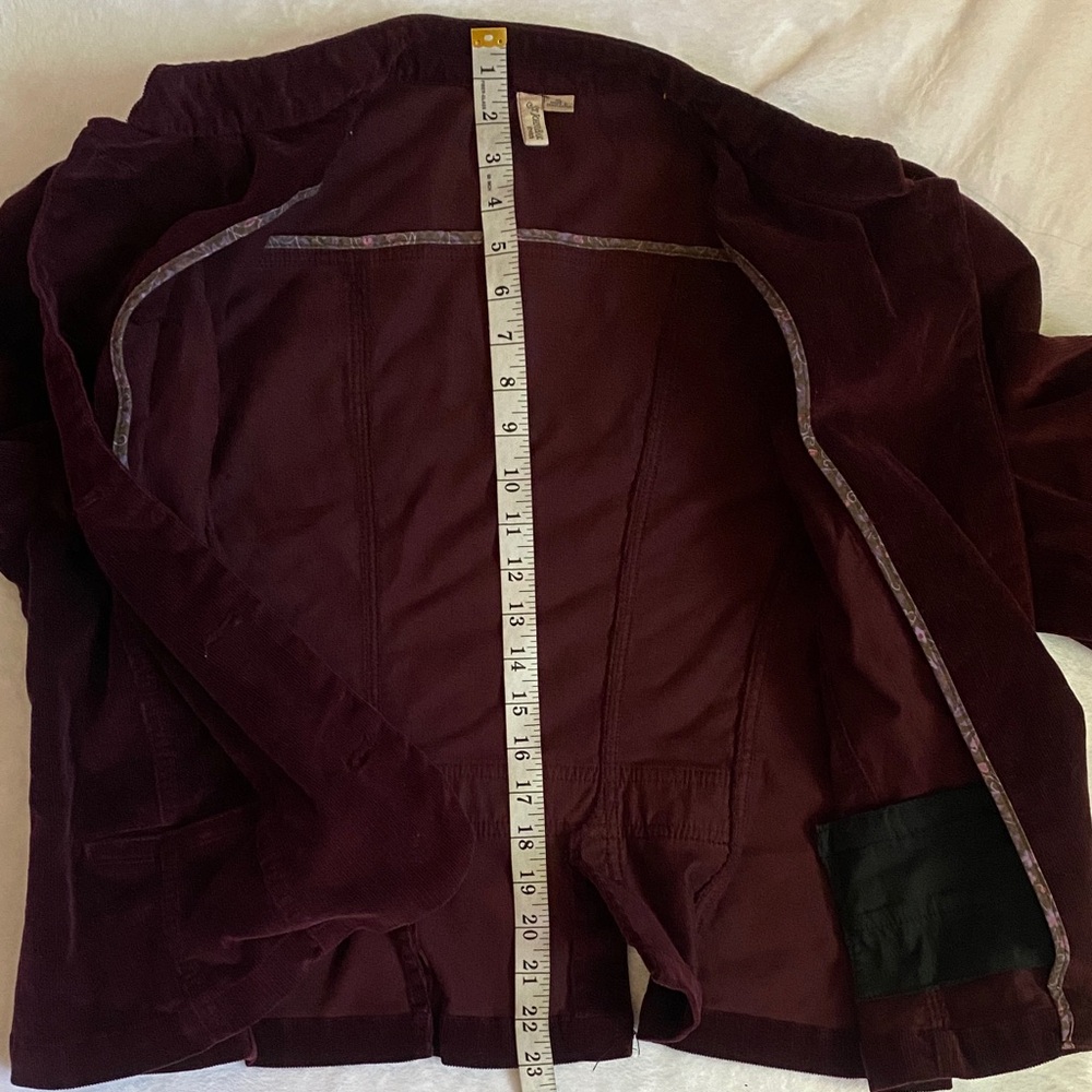 St. John's Bay Deep Purple Corduroy
Blazer - Picture 7 of 10
